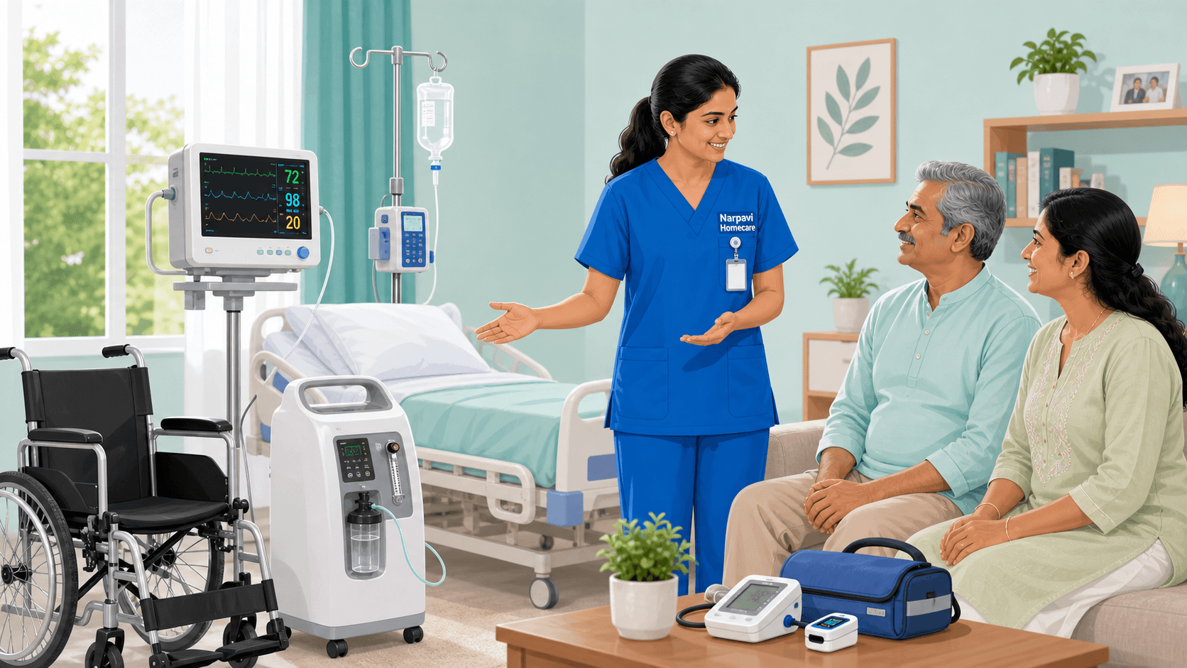 Hospital-grade medical equipment for home care