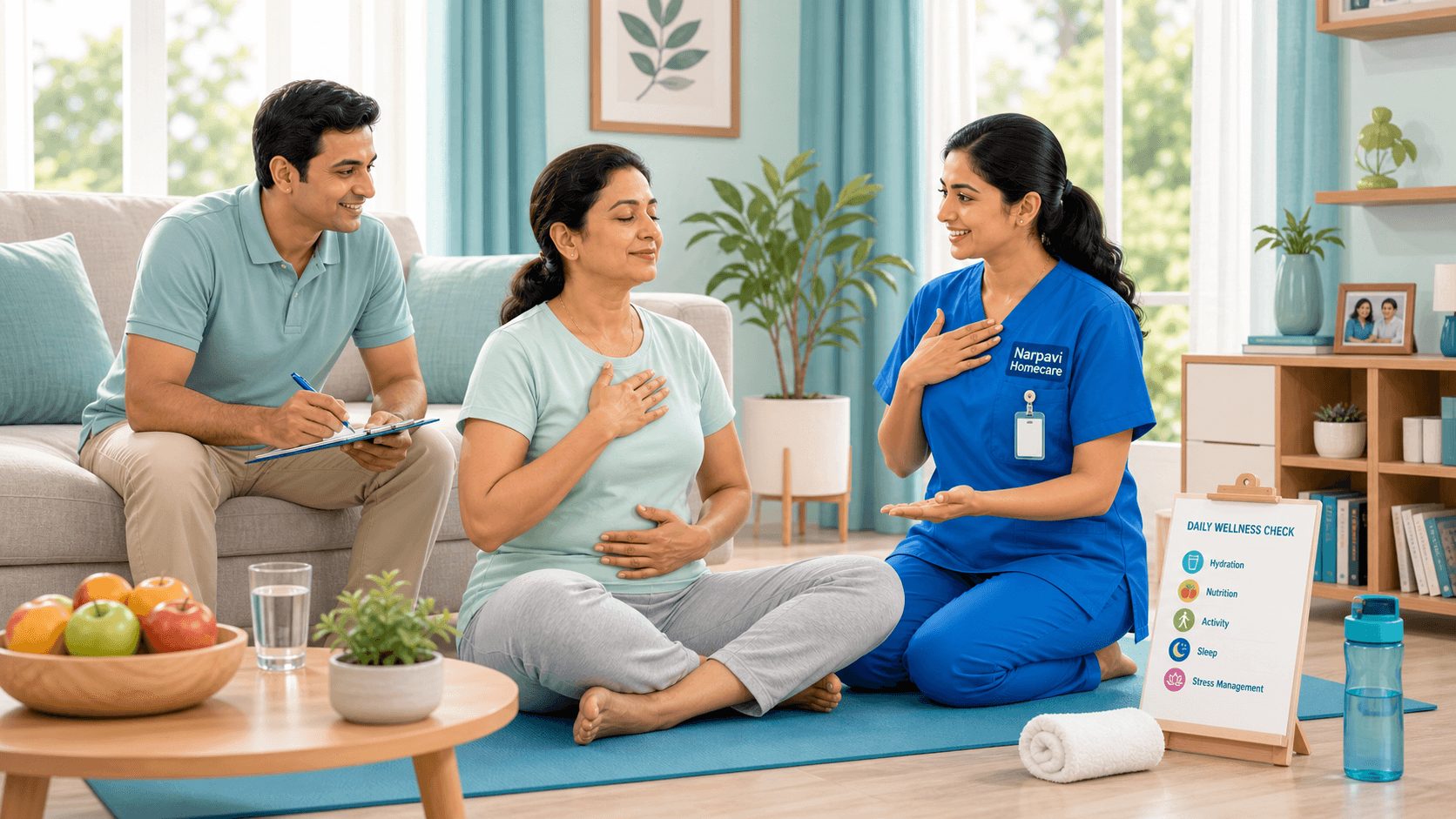 Wellness and preventive care support at home