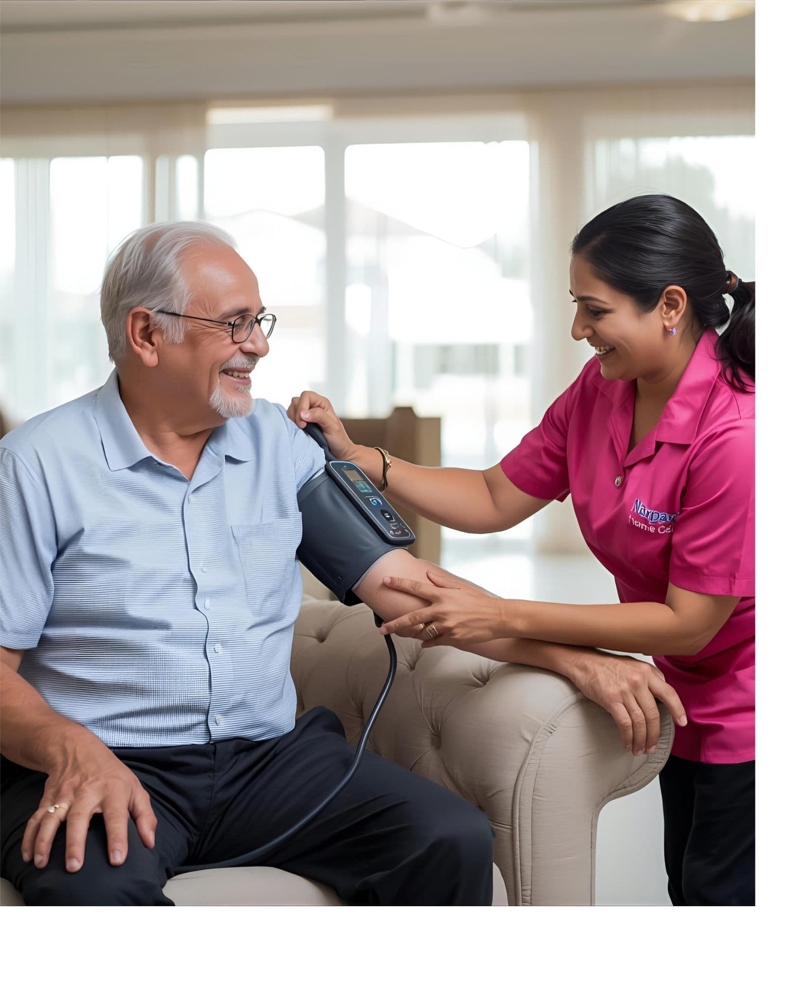 Compassionate patient care assistant at home