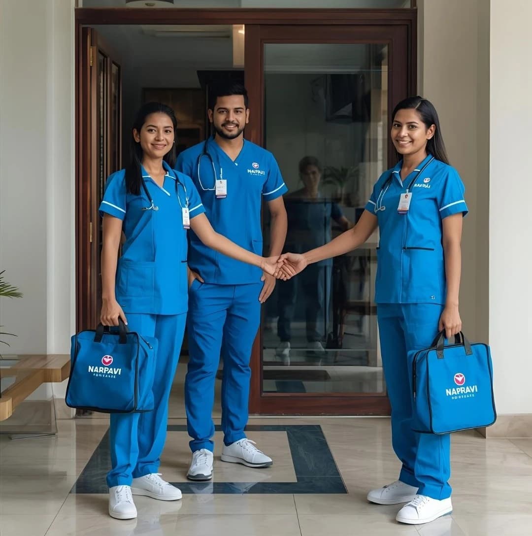Narpavi nurse ready for home healthcare duty