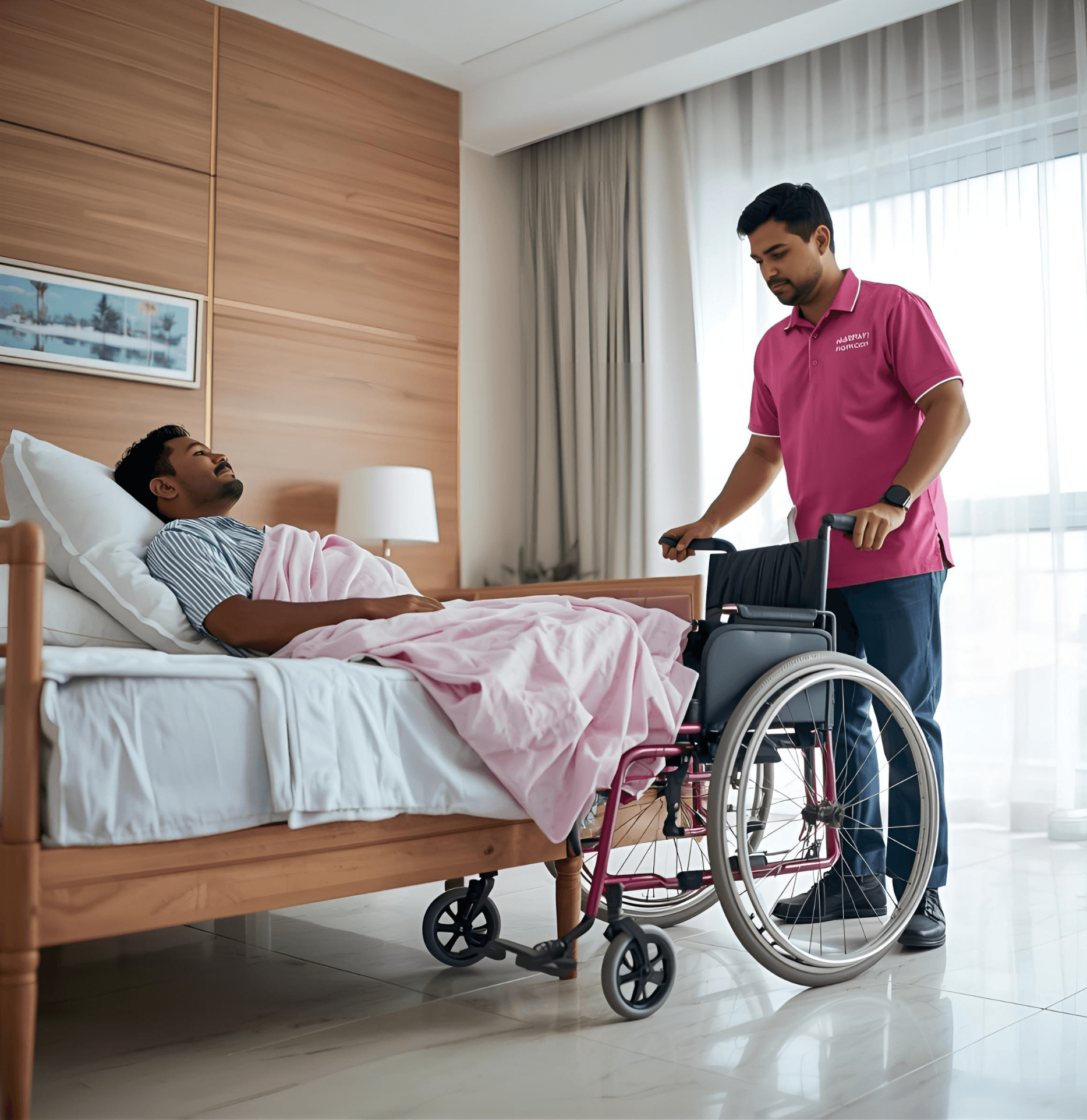 Monitors home care support